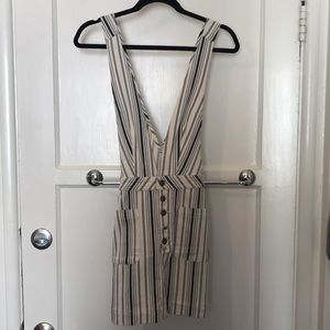 (Brand new!) Free People Striped Skirt Overall